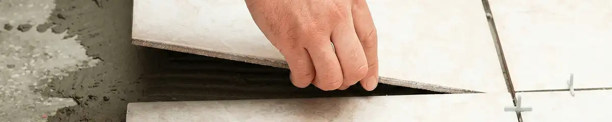 Professional installing ceramic tile floors in Sioux Falls, SD