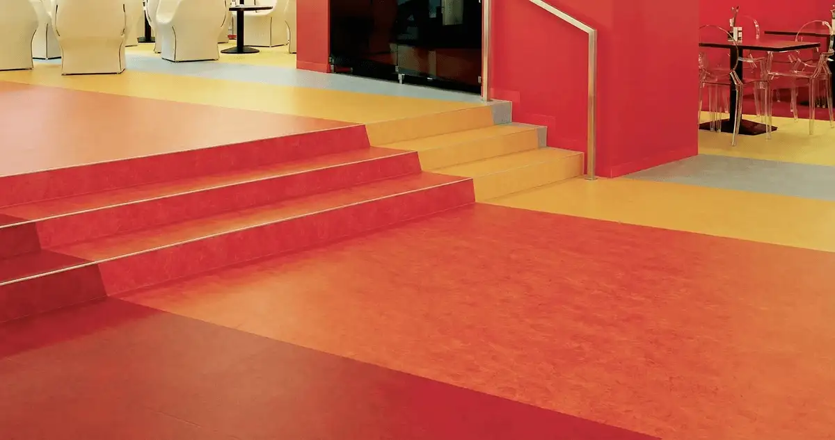 Snack bar with beautiful professionally installed linoleum flooring in Sioux Falls, SD