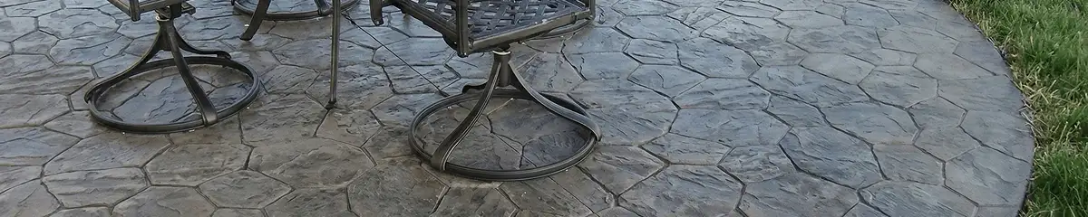 Garden relaxation area with professionally installed stone flooring in Sioux Falls SD